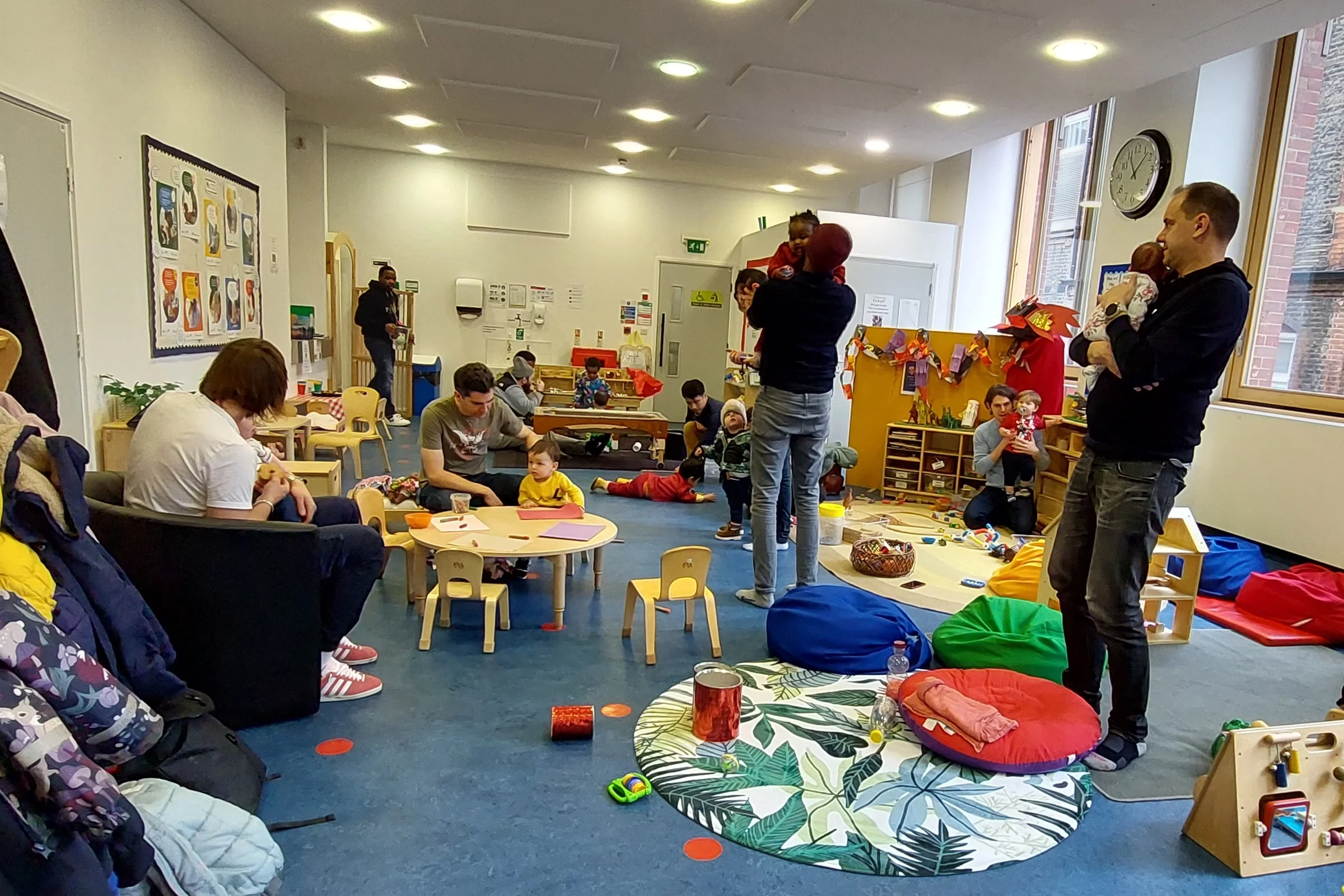 Camden Dads baby massage